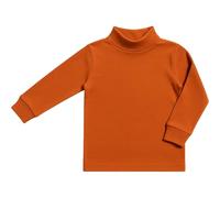 BABIDU Maillot de Corps Unisexe à col mi-Haut et col roulé pour Enfant, sous-vêtement Unisexe pour garçon et Fille de 2 à 16 Ans, Manches Longues en Coton et Polyester, Tissu Peluche Thermique