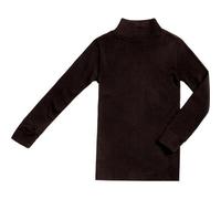 BABIDU Maillot de Corps Unisexe Enfant, col mi-Haut, Gamme Punt NOU, Manches Longues, Coton et Polyester, pour garçons et Filles de 2 à 16 Ans