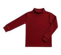 BABIDU Maillot de Corps Unisexe Enfant, col mi-Haut, Gamme Punt NOU, Manches Longues, Coton et Polyester, pour garçons et Filles de 2 à 16 Ans