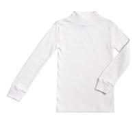 BABIDU Maillot de Corps Unisexe Enfant, col mi-Haut, Gamme Punt NOU, Manches Longues, Coton et Polyester, pour garçons et Filles de 2 à 16 Ans