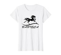 Babieca - El CID Cheval - Hippologie Animal Histoire Espagnole T-Shirt Graphique avec Valeur, Femme, Blanc, M