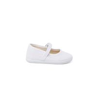 Babies barefoot lin léger fermeture à scratch blanc 30