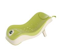 Babies Bath Seat, Non-Slip Shower Seat Baby, Soft Bath Support with Ergonomic Arc Design and Temperature-Sensing Hair Washing Station for Home 22.5x55x29cm
