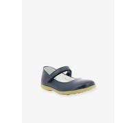 Babies cuir fille Ambellie marine 34