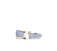 Babies En Lin Avec Ruban Écru Bleu Azur 28