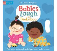 Babies Laugh at Peekaboo: Play Along with Grab-and-pull Pages and Mirror