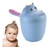 babiess Bath Rinse Cup - 19x15x7cm hippopotamuss Shampoo Rinse Cup, High-quality Material PP Waterfall Rinser Bath Cupss | Multifunctional Kid Wash Hair Bathing Flusher Protection Eye For Kids