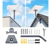 babikeen Support Starlink Gen 3, Fixation Starlink V3 avec adaptateur, angle réglable, kit de montage pour Starlink Gen 3, support mural pour Starlink Gen 3