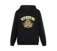 BABIKU Mayans M.C. Male Vintage Ancient Symbol Men's Hoodies Unisex Black Sweatshirts XXL
