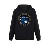 BABIKU Merry Emperor Spacex CRS 3 Men's Hoodies Unisex Black Sweatshirts L