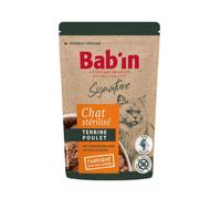 BABIN-Pâtée pour chat au poulet terrine Bab'in Signature - 80 g