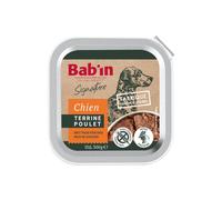 BABIN-Pâtée pour chien au poulet terrine Bab'in Signature - 300 g