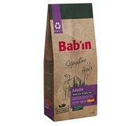 Bab'in Signature Medium Stérilisé 3KG - Croquettes pour Chiens Stérilisés de Tailles Moyennes - Naturelles, Saines et Équilibrées - Adaptées aux Besoins Nutritionnels - Riche en Poulet