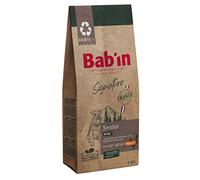 Bab'in Signature Mini Senior 2KG - Croquettes pour Chien Senior de Petite Taille (De 1 à 10kg) - Naturelles, Saines et Equilibrées - Adaptées aux Besoins Nutritionnels - Riche en Poulet