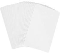 BABIQT Blanc ISO14443A Carte MF Classic 1k NFC RFID Cartes Puce FM1108 M-ifare 13,56MHz Peut être Utilisé comme Carte d’identité Carte Fidélité (Lot de 30)
