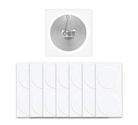 BABIQT Lot de 50 Étiquettes RFID M1 Classic 1K S50 Étiquettes NFC Blanc Tag M1 Autocollants RFID ISO14443A 13,56MHz Tags Étiquettes M1 MF1 Autoadhésives, 1 Pouce (2,5 cm) Rondes