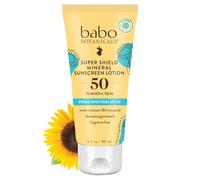 Babo Botanicals Sheer Mineral Sunscreen Lotion SPF 50 for Unisex 3 oz Sunscreen