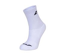 Babolat 3 Pairs Pack Chaussettes Mixte Adulte L Blanc/Blanc