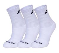 Babolat Basic Lot de 3 paires de chaussettes de sport, Blanc., Einheitsgröße Tall
