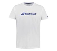 Babolat, Tee-Shirt pour Exercice, Tee Boy,Coupe Régulière, Tissu Coton et Polyester, Blanc