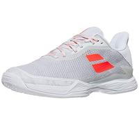 Babolat Femme Chaussures de Padel pour Adultes Jet Tere Clay 42832 Piste d'athlétisme, Orange/Blanc, 38 EU