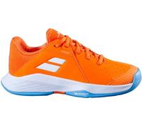 Babolat, Chaussures de Tennis Propulse JR AC B, Taille 35 Couleur Orange Peel, Amorti EVA épais, Semelle Michelin pour adhérence optimale, Conçues pour Jeunes compétiteurs