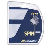 Babolat - Cordage de Tennis, RPM Team 12M, Taille Unique, Noir, Copolyester, Compatible avec Raquettes de Tennis, Souple et Tolérant, Fabriqué en France
