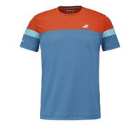 Babolat Crew Neck T-shirt Hommes Bleu Foncé - S S