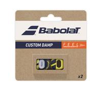 Babolat Custom Damp Antivibrateur Pack De 2 Unités-Noir,Jaune