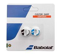 Babolat Custom Damp X2 Black white blue Vibration Dampeners by Babolat