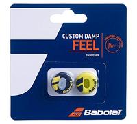 Babolat Custom Damp X2 Cordages Adulte Unisexe, Noir/Jaune, Taille Unique
