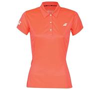 Babolat Femme Core Club Polo Orange Blanc XS