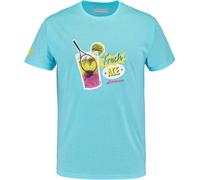 Babolat Graphic Message Short-Sleeve Performance Gym Top Angel Blue Hthr Moyen Male