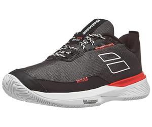 Babolat Hommes SFX Evo AC Chaussures De Tennis Chaussures Toutes Surfaces Noir - Corail 44,5