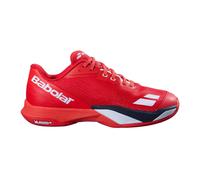 Babolat Jet Mach 4 Chaussure terre battue Hommes - rouge, blanc 47