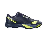 Babolat Jet Mach 4 Chaussures toutes surfaces Hommes - noir, jaunes fluo 47