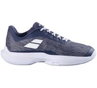 Babolat Women, Chaussures de Tennis Femme Jet Tere All Court, Maintien, Amorti, Technologie Active Flexion, Semelle Respirante Ortholite, Marque Française, Queen Jio Grey, Taille EU 38