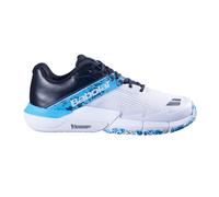 Babolat Movea 2 Chaussures Padel Hommes-blanc,bleu Clair Blanc - 40.5 40.5