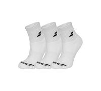 Babolat Pack 3 Pares CALCETIN Quarter Blanco