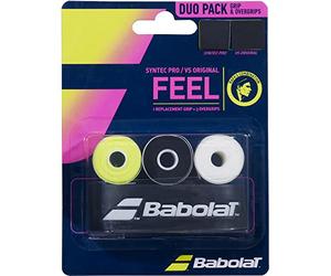 Babolat Poignée Syntec Pro + Surgrip VS Original (Lot de 4)