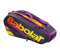 Babolat Pure Aero RAFA Lot de 6 Sacs de Tennis - Noir, Orange, Violet - 48 l - 8 Compartiments