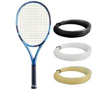 Babolat Pure Drive 107 Raquette de Tennis avec Fil Syn Gut Blanc 16 g à Tension Moyenne (Grip de 11,4 cm)