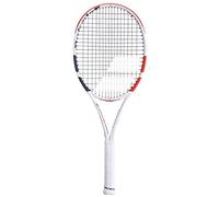 BABOLAT Pure Strike 100 U NC Raquette, Adultes Unisexe, Blanc Rouge Noir (Blanc), 3