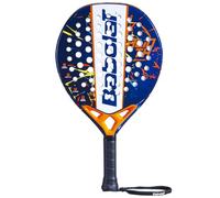 Babolat, Raquette de Padel Modèle Alioth JR, Bleu/Orange, pour Jeunes Joueurs de 8 à 12 Ans, Grande tolérance pour frappes précises, Maniabilité optimale, Forme Ronde Oversize pour Meilleur contrôle