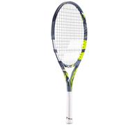 Babolat, Raquette de Tennis Modèle Pure Aero Junior 25, Taille 635 mm, Couleur Gris Jaune Blanc, Grip 000, Conçue pour Joueurs Compétiteurs, Optimisée pour Puissance et Effets
