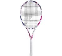 Babolat - Raquette de Tennis Evo Aero Pink Cordée pour Adulte - Idéale pour Progresser - Puissance et Confort - Cadre Aérodynamique Spin Alpha - Grip 3 Agréable Syntec Evo - Marque Française - Rose