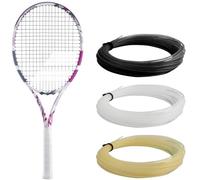 Babolat, Raquette de Tennis Evo Aero Pink Cordée pour Adulte, Idéale pour Progresser, Puissance et Confort, Cadre Aérodynamique Spin Alpha, Taille Grip 2, Marque Française, Rose