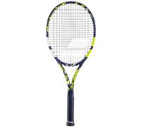 Babolat, Raquette de Tennis Modèle Pure Aero Junior 25 Gen8, Taille 635 mm, Couleur Gris Jaune Blanc, Grip 000, Conçue pour Joueurs Compétiteurs, Optimisée pour Puissance et Effets