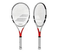 BABOLAT Raquette Unisexe Boost Strike avec Ficelle Blanc/Blanco Rojo, Taille 2