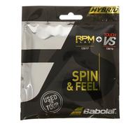 Babolat Hybrid Rpm Blast+vs 12 M Tennis Single String Gris 1.25 mm / 1.30 mm